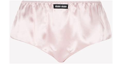 miu miu underwear satin|Underwear And Beachwear For Women .